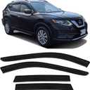 for 2014-2020 Nissan Rogue Window Visors rain Guards Vent Deflectors Shade 4pcs Black