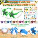 Lunmon 97 Pcs End of Year Student Gifts, Inflatable Beach Balls Sunglasses Bulk Sets with Inspirational Card Tags End of the School Year Summer Decorations Pool Party Supplies (Trendy)
