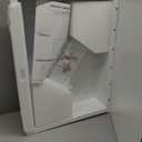 Bathroom Medicine Cabinet with Beveled Edge Mirrored Door 16 x 22 inch, Recessed or Surface Mount, with Adjustable Glass Shelves (Matt White)