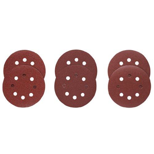 Bosch SR5R000 6-Piece Assortment 5 in. 8 Hole Hook-and-Loop Sanding Discs