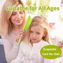 Curl Brush,Curl Defining Brush,Curly Hair Brush,for Shaping Curls, Waves & Coils, Reduces Frizz and Pulling, Ideal for All Hairstyles (Green)