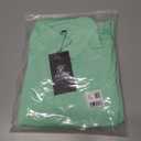 FKEEP Women's Tennis Golf Shirt Long Sleeved Top Sport Activewear V-Neck Workout Athletic (Green, S)