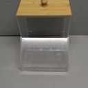 1.2GAL Large Acrylic Laundry Pods Container BY VEGEVIGI, Dishwasher Pods Holder Dispenser With Lid, Laundry Room Organization And Storage