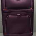 Softside Expandable Luggage with 4 Spinner Wheels, Durable Carry-On Luggage Suicase (Purple, 21-Inch)