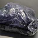 Zober Large Christmas Tree Storage Bag - Fits 9 Ft Artificial Trees - Plastic, Waterproof Christmas Tree Bag For Storage Box For Xmas - Strong, Durable Handles - Label Card Slot - Blue