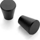 Ravinte 1 Pack 3/4 inch Kitchen Cabinet Knobs Matte Black Drawer Pulls and Door Knobs for Cabinets and Dressers