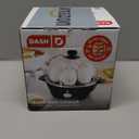 DASH Rapid Egg Cooker: 7 Egg Capacity Electric Egg Cooker for Hard Boiled Eggs, Poached Eggs, Scrambled Eggs, or Omelets with Auto Shut Off Feature - Black'