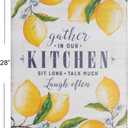 Creative Co-Op Gather in Our Kitchen Wood Wall Dcor with Lemons