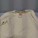 Askdeer Men's Crewneck Pullover Sweater Waffle Long Sleeve Casual Sweater Soft Knit Waffle Texture Sweater Ribbing Edge, XXL