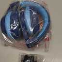 iClever BTH12 Kids Bluetooth Headphones, Colorful LED Lights Kids Headphones Wireless, 74/ 85dBA Safe Volume, 85H Playtime, Fast Charging, Bluetooth 5.2, Over Ear, Built-in Mic for iPad/ Tablet/ Airplane, Blue