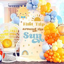 First Trip Around Decorations For Sun Theme Party(78p)