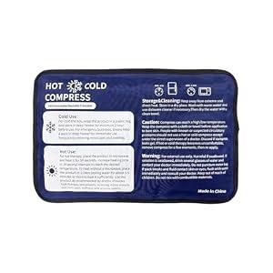 2 x Gel Soft Flexible Ice Pack for Injuries - 1 Pack (Medium 7.5" x 11.5") Reusable Hot & Cold Compress for Pain Relief, Freezer Cold Pack for Hip, Shoulder, Knee - Cooling Gel Pad for Swelling, Bruises