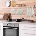 Patelai 7 Pcs Buffalo Check Dish Towels Pot Holders Oven Mitts Set Cotton Plaid Kitchen Dish Towels Non-Slip Heat Resistant Oven Mitts and Pot Holders for Cooking Baking (Light Yellow with White)