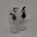 Cornucopia Brands 8oz Clear Glass Pump Bottles (4-Pack w/Black Plastic Pumps), Great as Essential Oil Bottles, Lotion Bottles, Soap Dispensers, and More