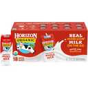 Horizon Organic Shelf Stable Whole Milk Boxes, 8 fl oz, 18 Count - 8g Protein per Serving, USDA Organic UHT from Pasture-Raised Cows, Ready to Drink for Lunchbox, Travel, or On-the-Go, No Refrigeration Needed BBD 15/06/2026