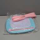 Kikidex Magnetic Drawing Board, Toddler Girl Toys for 1-2 Year Old, Doodle Board Pad Learning and Educational Toys for 1 2 3 Year Old Baby Kids Birthday Gift(Light Blue)