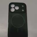 Miracase Magnetic for iPhone 17 Pro Case, Compatible with MagSafe, Integrated Silicone Camera Control Cover, 3.0mm Thicken Shockproof Drop Protection Phone Case for 17 Pro,Dark Green