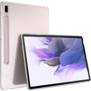 Puxicu Clear Case for Galaxy Tab S9 Plus/tab S9 FE Plus, Slim Design Flexible Soft TPU Protective Cover for Samsung Galaxy Tab S9+ / S9 FE+ 12.4 inch 2023 Released Tablet, Transparent