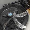 Tornado 20” Oscillating Pedestal Fan – 5000 CFM, Stand Fan, 3-Speed, 1/6 HP, 6.6 FT, Industrial & Commercial Use, UL Listed