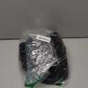 R.Vivimos Womens Velvet V Neck Wrap Dress Fall Winter Long Sleeve Waist Ruched Elastic Elegant Midi Dress (Medium, Black)