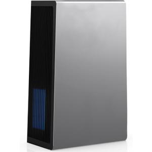 Dehumidifier for Home, 98OZ Tank Water,(1000 sq.ft) Dehumidifier for Bathroom,Badroom,Basement,with Auto Shut Off, 7 Color LED,Gray