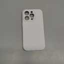 LOVE 3000 Designed for iPhone 15 Pro Case, Premium Silicone with [Soft Anti-Scratch Microfiber Lining] Shockproof Protective Phone Case for Men Women Girls 6.1", White