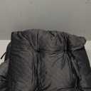 FABRICASTLE Chair Cushions Pads Non-Skid Comfortable 17" x 16" Seat Cushion Cover Set of 4 for Indoor Kitchen Dining Room Office Chairs (Black, 4 Counts (Pack of 1))