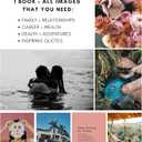Lamare Vision Board Book - 1000+ Aesthetic Vision Board Images & Motivational Quotes, Vision Board Supplies, Vision Board Kit, Collage Book for Manifestation, Self Care & Goal Setting