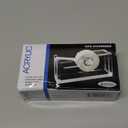 Kantek Clear Acrylic Office Tape Dispenser, Fits Standard 3/4" Refill Rolls, Office Organizer, Desk Accessory, 1.8" x 5.6" x 2.9", Non-Skid Feet for Single Handed Dispensing