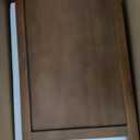 Merax 36" Mid-Century Single Vanity, Bathroom Vanity with Ceramic Sink, Divided Drawer & Dual-Door Storage, Soft-Close, Walnut
