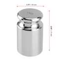 SINJEUN 2 Pack 1 Kg Calibration Weight, 1000 Kilogram Precision Steel Calibration Weight with Storage Case, Chrome Finish Calibration Weight for Digital Scale