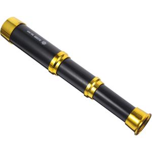SUPVOX Compact Monocular Pirate Telescope Handheld Spyglass for Boys and Portable Black Gold Edge Science Exploration Tool for Outdoor Adventure and Birthday Gift