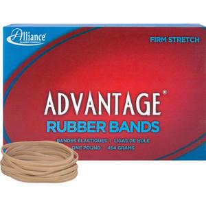 ALL26335 - Alliance Rubber 26335 Advantage Rubber Bands - Size #33, Natural, 1 Pound 3 x 1/8 inches
