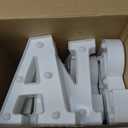 Honoson 16 Pcs Happy Anniversary Decoration Light up Letters Sign Wedding Anniversary Party Light LED Neon Table Decoration for Valentine's Day Wedding Romantic Party Decor