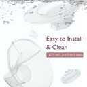 Momcozy M5 Full Set Collector Cup, Original M5 Breast Pump Replacement Accessories, with Double-Sealed 24mm Flanges