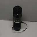 Small Single Serve Coffee Maker, Fast Brew One Cup Coffee Machine for K Cup and Grounds, 6 to 12 oz. Brew Sizes, Capsule Coffee Machine with Descaling Reminder and Viewing Tank, Black (9.45 Inches)