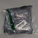 Hiasan Black Valance Curtains Blackout Rod Pocket Window Curtain Valances for Kitchen, 42 x 18 Inches Length, 1 Panel