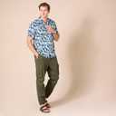 Amazon Essentials Slim-Fit Men's Short Sleeve Button Down Shirt (XXL)