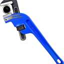 14 Inch End Pipe Wrench, Jaw Opening 2.75"/70mm Adjustable Cast Iron offset Handle Plumbing Wrench, Perfect Plumbers Tool for Oil Field, Plumbing, Auto Repair, Construction and Mechanics