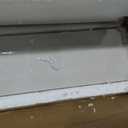 Reallnaive 36" x 4" Marble Vanity Sidesplash Pure White Bathroom Vanity Backsplash Engineered Stone Side Splash for Bathroom Sink Home Decoration, 38.2"L x 6.4"W