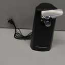 Hamilton Beach Extra-Tall Electric Automatic Can Opener with Easy-Clean Detachable Cutting Lever, Cord Storage, Knife Sharpener, Black (76702)