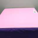 FDW Gymnastics Mat Incline Indoor/Outdoor Tumbling Mats yoga mat for Home Gym Folding Exercise Mat with Non-Slip Surface & Handles Cheese Wedge Mat (48x24 Inch, Pink)