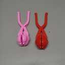 Snowball Maker Tool with Handle, Cartoon Duck Snowball Maker Clip Snow Ball Toys Perfect for Kids and Adults Snowball Fight Play in Winter at Outdoor (2PC Snowball Maker)