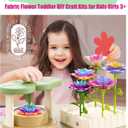 Flower Bouquets Toys,DIY Craft Kits Toys for Girls-Flowers Market Toy,Build Your Flower Bouquet,Arts & Crafts for 4+ Year Teen Girl, Educational Activity Preschool,Christmas Stocking Stuffers Gifts