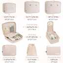 BAGAIL 8 Set Packing Cubes Luggage Packing Organizers for Travel Accessories-Cream