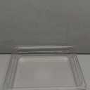 Restaurantware-2.5 Inch Deep Food Pans, 1 1/2 Size Commercial Food Storage Container - Freezable, Break-Resistant, Clear Plastic Cold Pans, Dishwashable, For Kitchens, Restaurants, Or Cafeterias