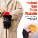 2 x Reusable Hand Warmers, Pocket Heat Packs - Fast Heating & Long-Lasting Cycle Heat Packs for Outdoor Camping, Hiking & Golf - Compact Pocket-Sized Warmers