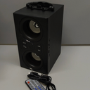 Portable Bluetooth Speaker with TWS, Lights, Remote Control and Phone Holder,Multiple Inputs for Music Playback,20W Wireless Subwoofer, TF Card Slot, USB Port, AUX Input, Type C Cable