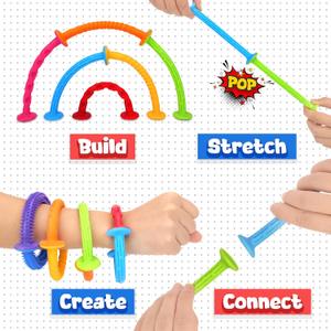 Textured Toys Sensory Autism Toy for Kids : Only 6 Pack Sensory Toys for Classroom School Education - Suction Toy for Window - Fidget Toys for Autistic Travel