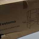 Camping Chairs, Folding Chairs for Outside, Directors Chairs Foldable Adults Heavy Duty,Support to 450LBS (Black/Grey)